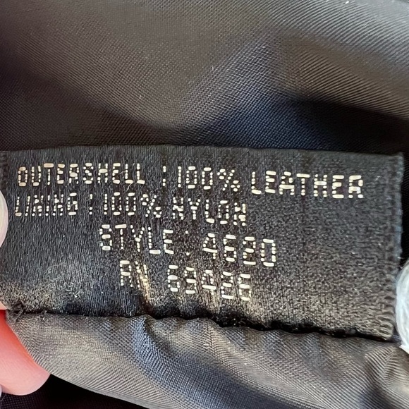 VTG 80s CHIA Distressed Leather Biker Vest Harley Davidson Eagle Patch Korea Med - Picture 10 of 16